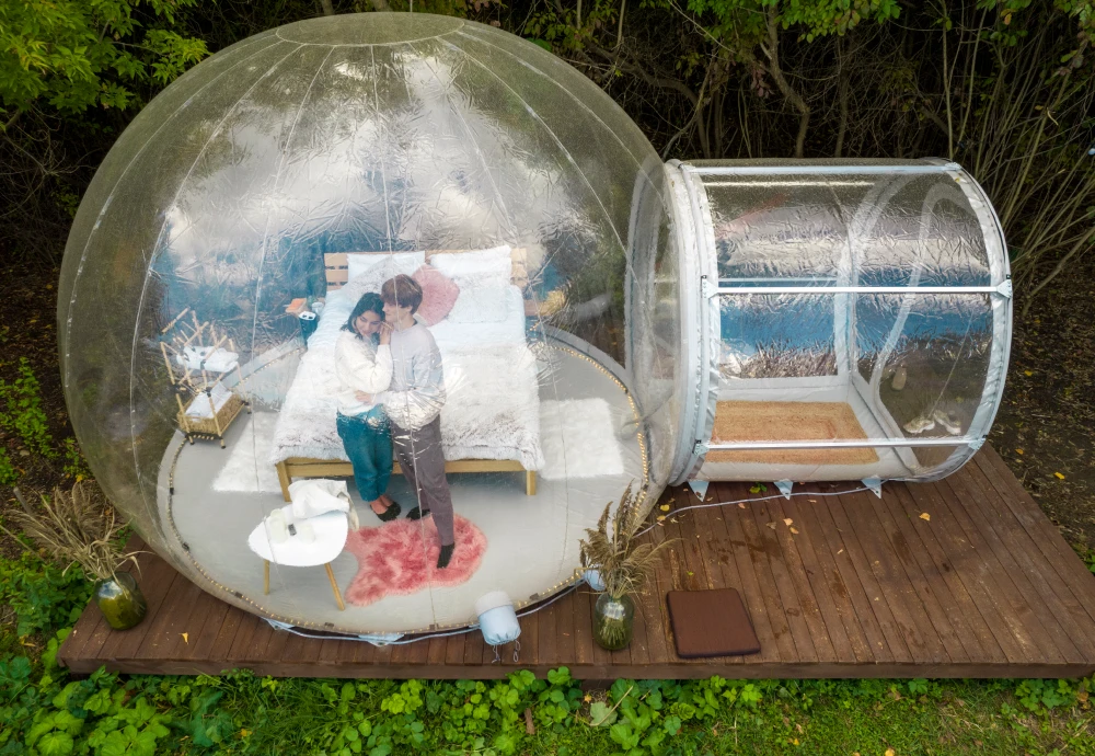 plastic bubble tent